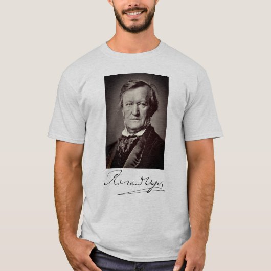 Portret van Richard Wagner T-shirt (Voorkant)