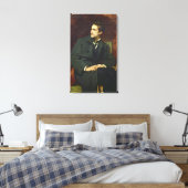 Portret van Robert Canvas Afdruk (Insitu (Slaapkamer))