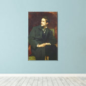 Portret van Robert Canvas Afdruk (Insitu (Houten vloer))