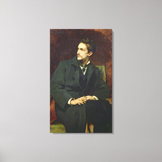 Portret van Robert Canvas Afdruk (Voorkant)