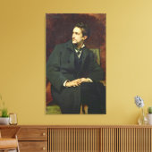 Portret van Robert Canvas Afdruk (Insitu (Woonkamer))