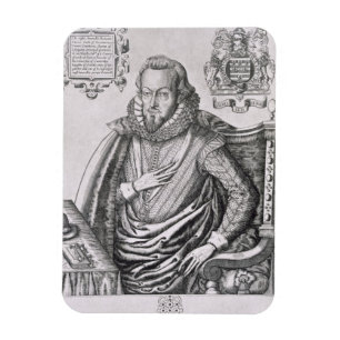 Portret van Robert Cecil (1563-1612) 1st Earl of S Magneet