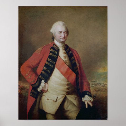 Portret van Robert Clive 1st Baron Clive, 1773 Poster (Voorkant)