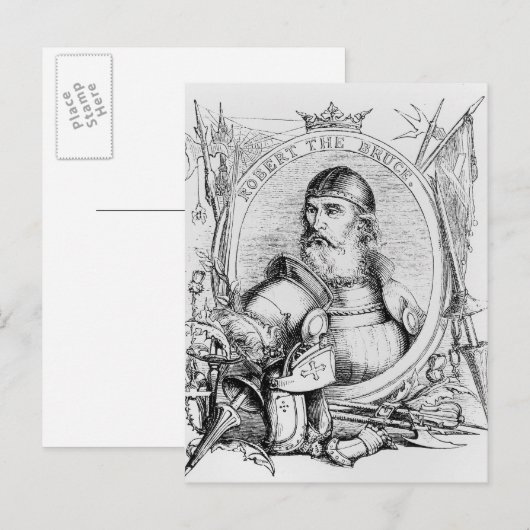 Portret van Robert de Bruce Briefkaart (Voorkant / Achterkant)
