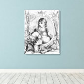 Portret van Robert de Bruce Canvas Afdruk (Insitu (Houten vloer))