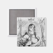 Portret van Robert de Bruce Magneet (Voorkant / Achterkant)