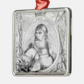 Portret van Robert de Bruce Metalen Ornament (Links)