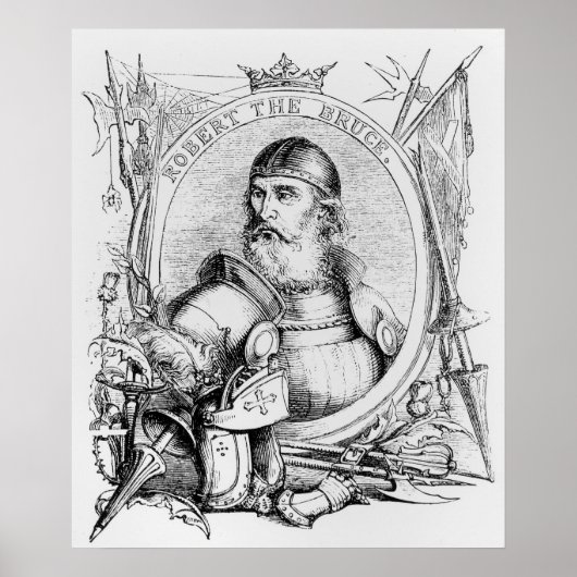 Portret van Robert de Bruce Poster (Voorkant)