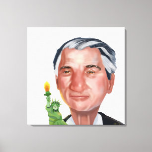 Portret van Robert Deniro Canvas Afdruk