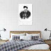 Portret van Robert Dudley 1st Earl of Canvas Afdruk (Insitu (Slaapkamer))