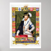 Portret van Robert Dudley (c.1532-88) Earl of Leic Poster (Voorkant)