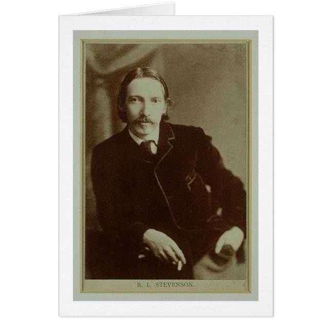 Portret van Robert Louis Balfour Stevenson (1850-9 (Voorkant)