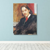 Portret van Robert Louis Stevenson 1886 Canvas Afdruk (Insitu (Houten vloer))