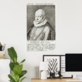 Portret van Roland de Lassus 1593-94 Poster (Thuiskantoor)