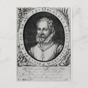 Portret van Roland de Lassus Briefkaart