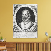Portret van Roland de Lassus Canvas Afdruk (Insitu (Woonkamer))