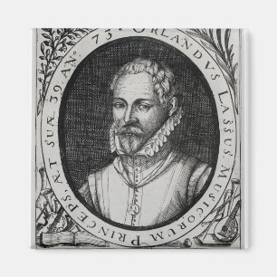 Portret van Roland de Lassus Magneet