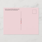 Portret van Roos van de St. Draped met Rozen (M 02 Briefkaart (Achterkant)