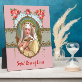 Portret van Roos van de St. Draped met Rozen (M 02 Fotoplaat