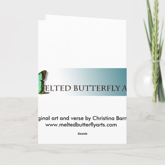 Portret van Rudolf in het maanlicht Feestdagen Kaart (Achterkant)