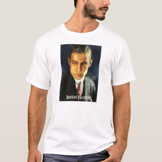 Portret van Rudolph Valentino als sjeik T-shirt (Voorkant)