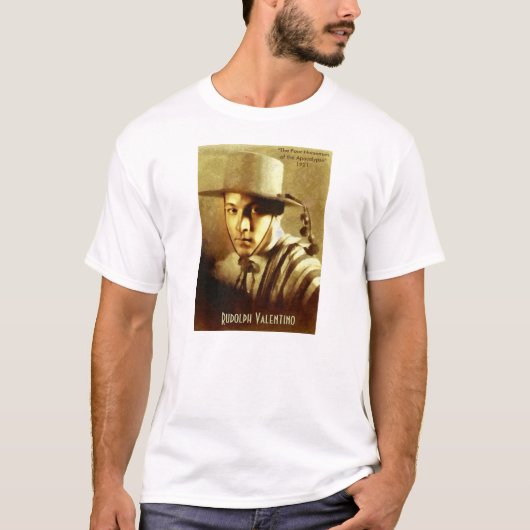 Portret van Rudolph Valentino T-shirt (Voorkant)