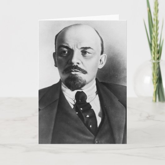 Portret van Russische Vladimir Ilyich Lenin Kaart (Voorkant)