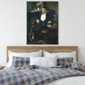 Portret van S. Mamontov Canvas Afdruk (Insitu (Slaapkamer))