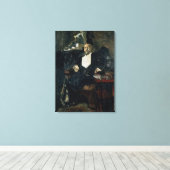Portret van S. Mamontov Canvas Afdruk (Insitu (Houten vloer))