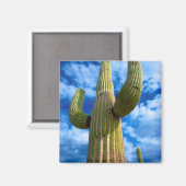 Portret van Saguarocactus, Arizona Magneet (Voorkant / Achterkant)