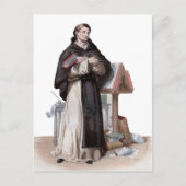 Portret van Saint Bernard de Clairvaux Briefkaart (Voorkant)
