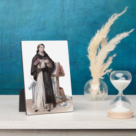 Portret van Saint Bernard de Clairvaux Fotoplaat (Zijkant)