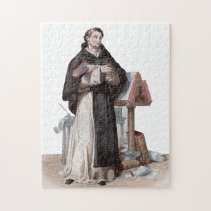 Portret van Saint Bernard de Clairvaux Legpuzzel