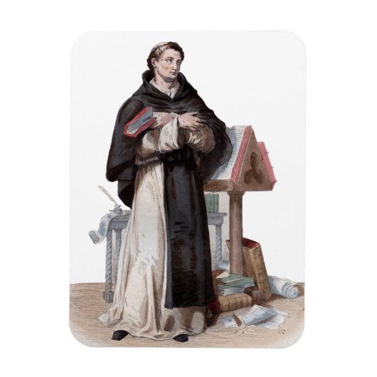 Portret van Saint Bernard de Clairvaux Magneet (Verticaal)