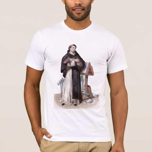 Portret van Saint Bernard de Clairvaux T-shirt (Voorkant)