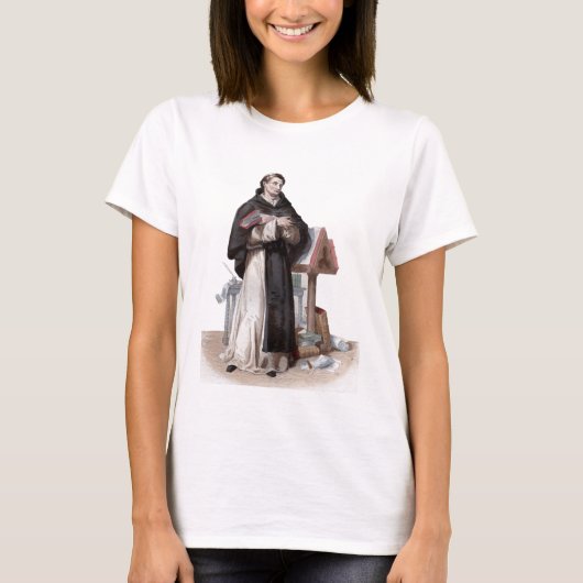 Portret van Saint Bernard de Clairvaux T-shirt (Voorkant)