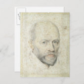 Portret van Saint Vincent de Paul Briefkaart (Voorkant / Achterkant)