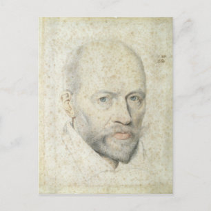 Portret van Saint Vincent de Paul Briefkaart