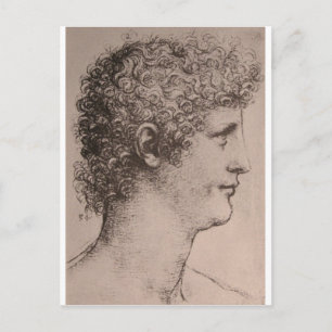 Portret van Salai Briefkaart