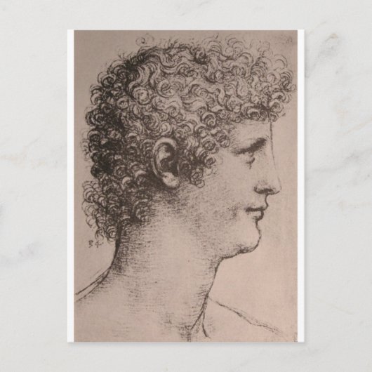 Portret van Salai Briefkaart (Voorkant)