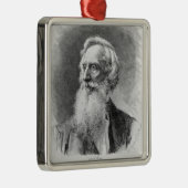 Portret van Samuel Morse Metalen Ornament (Rechts)