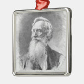 Portret van Samuel Morse Metalen Ornament (Links)