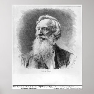Portret van Samuel Morse Poster