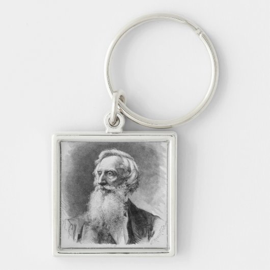 Portret van Samuel Morse Sleutelhanger (Voorkant)