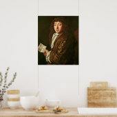 Portret van Samuel Pepys 1666 Poster (Keuken)