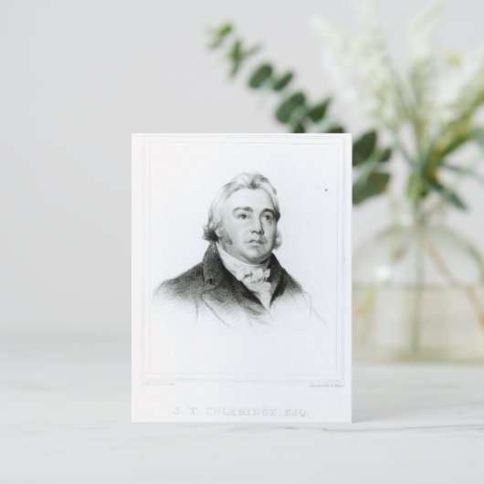 Portret van Samuel Taylor Coleridge Briefkaart (Staand voorkant)