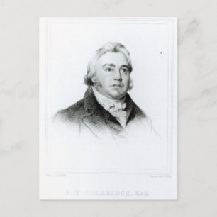 Portret van Samuel Taylor Coleridge Briefkaart