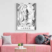Portret van Samuel Taylor Coleridge Canvas Afdruk (Insitu (Woonkamer))
