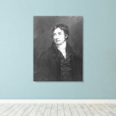 Portret van Samuel Taylor Coleridge Canvas Afdruk (Insitu (Houten vloer))