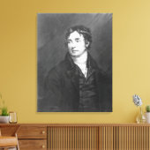 Portret van Samuel Taylor Coleridge Canvas Afdruk (Insitu (Woonkamer))